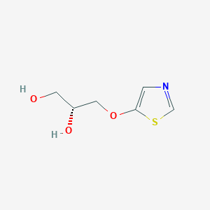 (2R)-3-[(1,3-Thiazol-5-yl)oxy]propane-1,2-diol