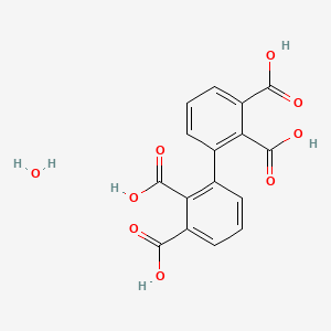 3-(2,3-Dicarboxyphenyl)phthalic acid;hydrate