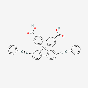 4,4'-[2,7-Bis(phenylethynyl)-9H-fluorene-9,9-diyl]dibenzoic acid