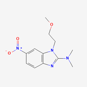 1-(2-Methoxyethyl)-N,N-dimethyl-6-nitro-1H-benzimidazol-2-amine