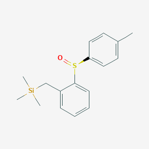 Silane, trimethyl[[2-[(S)-(4-methylphenyl)sulfinyl]phenyl]methyl]-