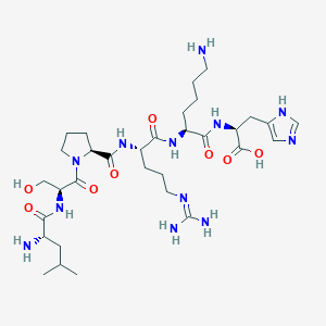 L-Histidine, L-leucyl-L-seryl-L-prolyl-L-arginyl-L-lysyl-