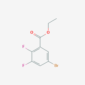 molecular formula C9H7BrF2O2 B1420503 Ethyl 5-bromo-2,3-difluorobenzoate CAS No. 1187386-10-2