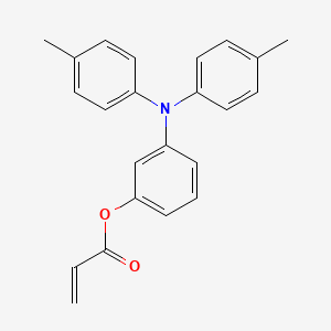 B14205121 3-[Bis(4-methylphenyl)amino]phenyl prop-2-enoate CAS No. 851178-23-9