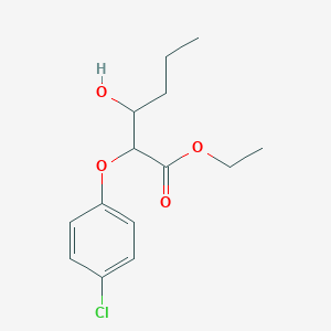 Ethyl 2-(4-chlorophenoxy)-3-hydroxyhexanoate