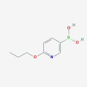 molecular formula C8H12BNO3 B1420516 (6-丙氧基吡啶-3-基)硼酸 CAS No. 1150114-50-3