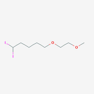 1,1-Diiodo-5-(2-methoxyethoxy)pentane