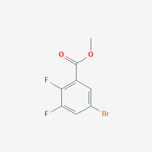 molecular formula C8H5BrF2O2 B1420519 5-溴-2,3-二氟苯甲酸甲酯 CAS No. 1150163-69-1