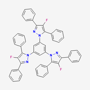 1,1',1''-(Benzene-1,3,5-triyl)tris(4-fluoro-3,5-diphenyl-1H-pyrazole)