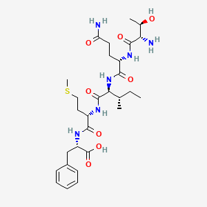 L-Threonyl-L-glutaminyl-L-isoleucyl-L-methionyl-L-phenylalanine