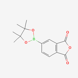 B1420527 Phthalic anhydride-4-boronic acid pinacol ester CAS No. 849677-21-0