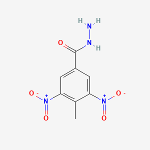 molecular formula C8H8N4O5 B1420538 4-甲基-3,5-二硝基苯甲酰肼 CAS No. 209341-86-6