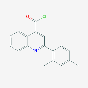 B1420549 2-(2,4-Dimethylphenyl)quinoline-4-carbonyl chloride CAS No. 883526-18-9