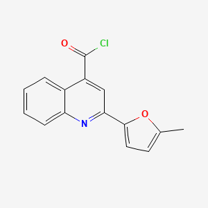 B1420566 2-(5-Methyl-2-furyl)quinoline-4-carbonyl chloride CAS No. 1160264-92-5