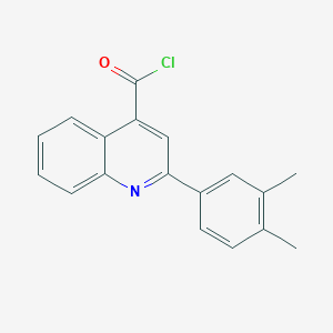 B1420576 2-(3,4-Dimethylphenyl)quinoline-4-carbonyl chloride CAS No. 1160264-71-0