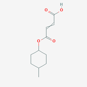 molecular formula C11H16O4 B14205786 4-[(4-Methylcyclohexyl)oxy]-4-oxobut-2-enoic acid CAS No. 823819-43-8