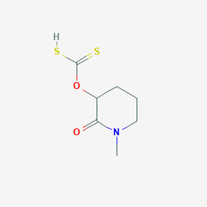 O-(1-Methyl-2-oxopiperidin-3-yl) hydrogen carbonodithioate