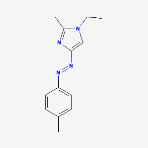 1-Ethyl-2-methyl-4-[(E)-(4-methylphenyl)diazenyl]-1H-imidazole