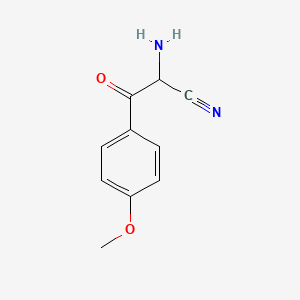 molecular formula C10H10N2O2 B14205842 2-Amino-3-(4-methoxyphenyl)-3-oxopropanenitrile CAS No. 775233-22-2