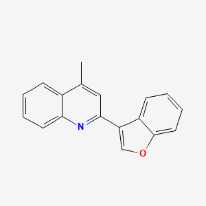 2-(1-Benzofuran-3-yl)-4-methylquinoline