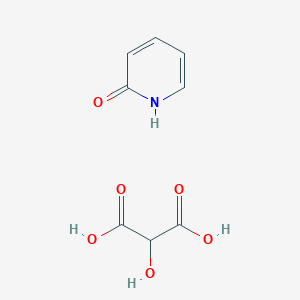 B14205926 2-hydroxypropanedioic acid;1H-pyridin-2-one CAS No. 843644-98-4