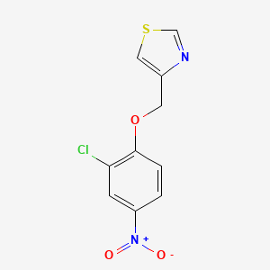 4-[(2-Chloro-4-nitrophenoxy)methyl]-1,3-thiazole