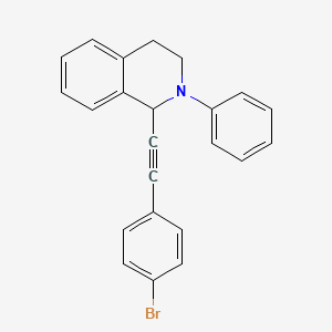 1-((4-Bromophenyl)ethynyl)-2-phenyl-1,2,3,4-tetrahydroisoquinoline