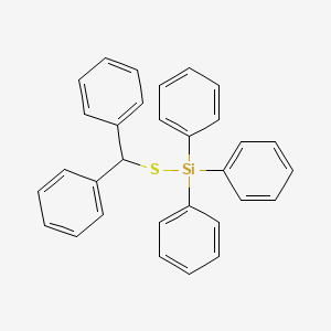 [(Diphenylmethyl)sulfanyl](triphenyl)silane