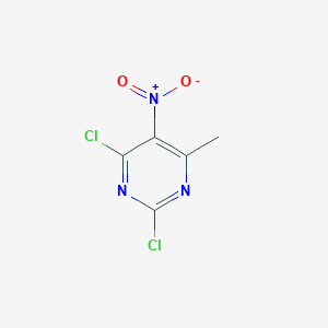 molecular formula C5H3Cl2N3O2 B014206 2,4-Dichloro-6-methyl-5-nitropyrimidine CAS No. 13162-26-0