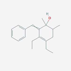 2-Benzylidene-3,4-diethyl-1,6-dimethylcyclohex-3-en-1-ol