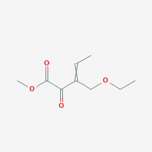 Methyl 3-(ethoxymethyl)-2-oxopent-3-enoate