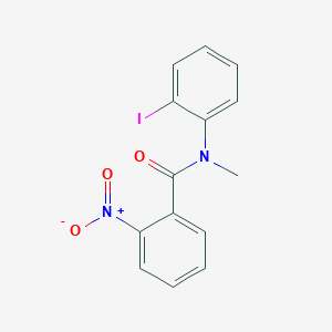 molecular formula C14H11IN2O3 B14206013 Benzamide, N-(2-iodophenyl)-N-methyl-2-nitro- CAS No. 826991-63-3