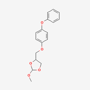 2-Methoxy-4-[(4-phenoxyphenoxy)methyl]-1,3-dioxolane