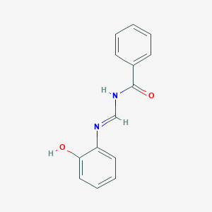 molecular formula C14H12N2O2 B14206041 N-[(E)-(2-Hydroxyanilino)methylidene]benzamide CAS No. 849942-53-6