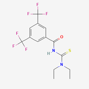 N-(Diethylcarbamothioyl)-3,5-bis(trifluoromethyl)benzamide