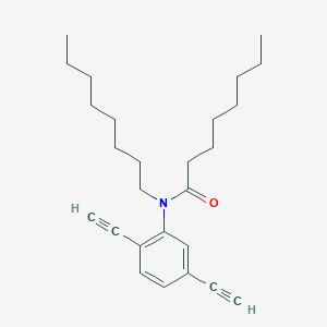 N-(2,5-Diethynylphenyl)-N-octyloctanamide