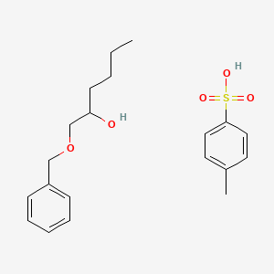 4-Methylbenzenesulfonic acid;1-phenylmethoxyhexan-2-ol