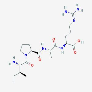 L-Isoleucyl-L-prolyl-L-alanyl-N~5~-(diaminomethylidene)-L-ornithine