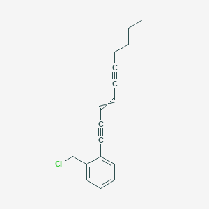 1-(Chloromethyl)-2-(dec-3-ene-1,5-diyn-1-yl)benzene