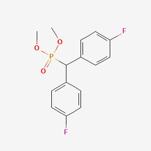 Phosphonic acid, [bis(4-fluorophenyl)methyl]-, dimethyl ester