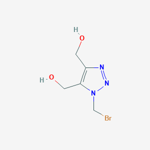 [1-(Bromomethyl)-1H-1,2,3-triazole-4,5-diyl]dimethanol