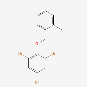 1,3,5-Tribromo-2-[(2-methylphenyl)methoxy]benzene