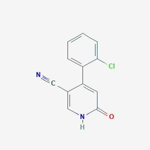 4-(2-Chlorophenyl)-6-oxo-1,6-dihydropyridine-3-carbonitrile