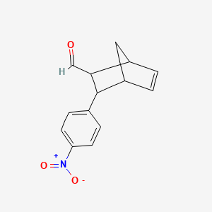 3-(4-Nitrophenyl)bicyclo[2.2.1]hept-5-ene-2-carbaldehyde