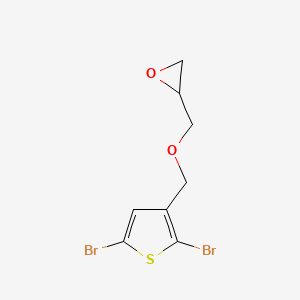 2-{[(2,5-Dibromothiophen-3-yl)methoxy]methyl}oxirane