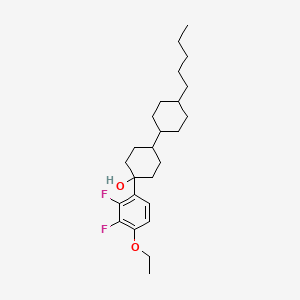 [1,1'-Bicyclohexyl]-4-ol, 4-(4-ethoxy-2,3-difluorophenyl)-4'-pentyl-