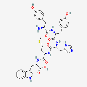 L-Tyrosyl-L-tyrosyl-L-histidyl-L-methionyl-L-tryptophan