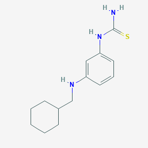 [3-(Cyclohexylmethylamino)phenyl]thiourea