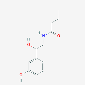 N-[2-Hydroxy-2-(3-hydroxyphenyl)ethyl]butanamide