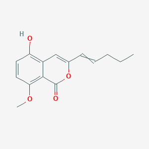 5-Hydroxy-8-methoxy-3-(pent-1-en-1-yl)-1H-2-benzopyran-1-one